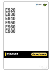 Easy-Laser E980 Handbuch