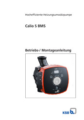KSB Calio S BMS Betriebs-/Montageanleitung