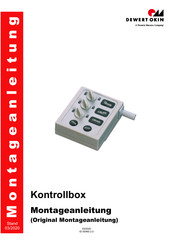 DewertOkin Kontrollbox Montageanleitung