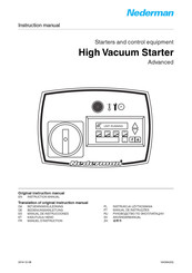 Nederman High Vacuum Starter Bedienungsanleitung