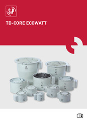 S&P CORE TD-350/125 ECOWATT Handbuch