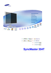 Samsung Electronics SyncMaster 204T Bedienungsanleitung