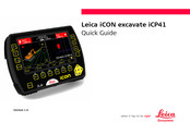 Leica iCON excavate iCP41 Kurzanleitung