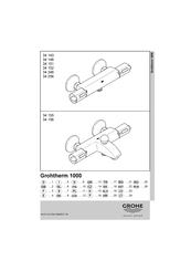Grohe 34 246 Montageanleitung