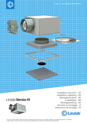 Lindab Versio-H RS15-16-H Montageanleitung