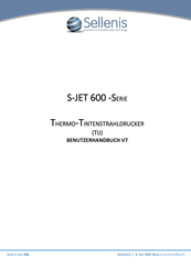 Sellenis S-JET 600 Serie Benutzerhandbuch