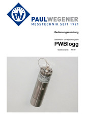 Paul Wegener PWBlogg N6/40 Bedienungsanleitung