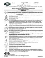 SIOUX SAG05S18 Bedienungsanleitung Und Teileliste