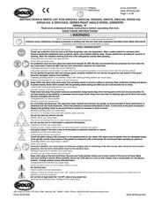 SIOUX SWGA1AX Bedienungsanleitung Und Teileliste