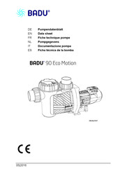BADU 90 Eco Motion Pumpendatenblatt