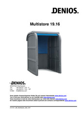 DENIOS. Multistore 19.16 Betriebsanleitung