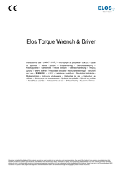 Elos Torque Wrench & Driver Gebrauchsanleitung