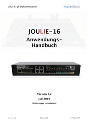 AutarcTech JOULIE-16 Anwendungshandbuch