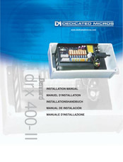 Dedicated Micros Dennard drx 400-II Installationshandbuch