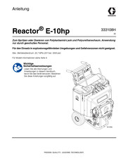 Graco Reactor E-10hp Anleitung