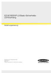 Banner EZ-SCREEN LS Basic Serie Bedienungsanleitung