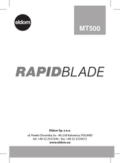 Eldom RAPID BLADE MT500 Bedienungsanleitung