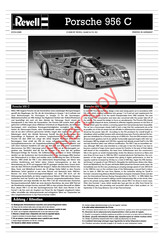 Revell Porsche 956 C Bedienungsanleitung