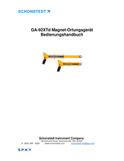 Schonstedt GA-92XTd Bedienungshandbuch