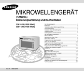 Samsung CM1429 Bedienungsanleitung Und Kochleitfaden
