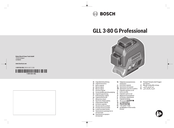 Bosch GLL 3-80 G Professional Originalbetriebsanleitung