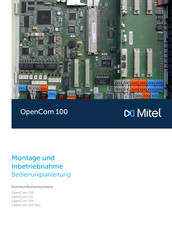 Mitel OpenCom 131 Montage Und Inbetriebnahme