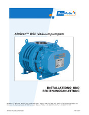 Boumatic AirStar DSL H Installations- Und Bedienungsanleitung