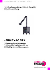 Abicor Binzel xFUME VAC FLEX Betriebsanleitung