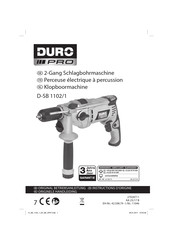 Duro Pro D-SB 1102/1 Originalbetriebsanleitung