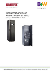 Wöhrle UPS5000-E-200K-FM Benutzerhandbuch