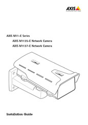 Axis M11-E-Serie Installationsanleitung