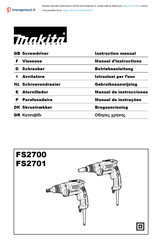 Makita FS2700K Betriebsanleitung