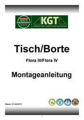KGT Flora III Montageanleitung