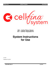 Ulthera Cellfina System System-Gebrauchsanweisung