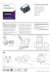 Philips Dynalite DDNI485 Installationsanweisungen