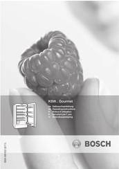 Bosch KSW Gourmet Serie Gebrauchsanleitung