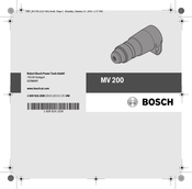 Bosch MV 200 Bedienungsanleitung