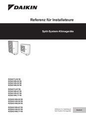 Daikin RZQSG125L9V1B Referenz Für Installateure
