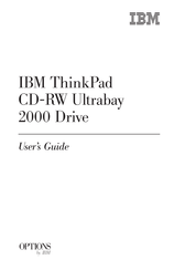 IBM ThinkPad Ultrabay 2000 Installations- Und Benutzerhandbuch