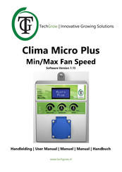 TechGrow Clima Micro Plus Handbuch