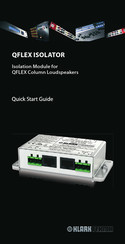 Klark Teknik QFLEX Isolator Kurzanleitung