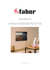 Faber e-MatriX 800/500 RD Wärme Handbuch