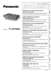Panasonic TY-42TM6G Bedienungsanleitung