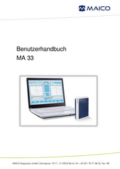 Maico MA 33 Benutzerhandbuch