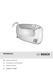 Bosch MFQ36GOLD Gebrauchsanleitung