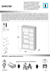 Forte SVRV72R Montageanleitung