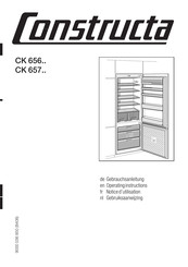 CONSTRUCTA CK 656 serie Gebrauchsanleitung