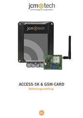 JCM Technologies ACCESS-5K Bedienungsanleitung