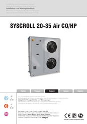 Systemair SYSCROLL 20 Air CO Installations- Und Wartungshandbuch