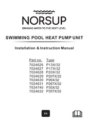 Norsup P26TX/32 Installations- Und Gebrauchsanweisung